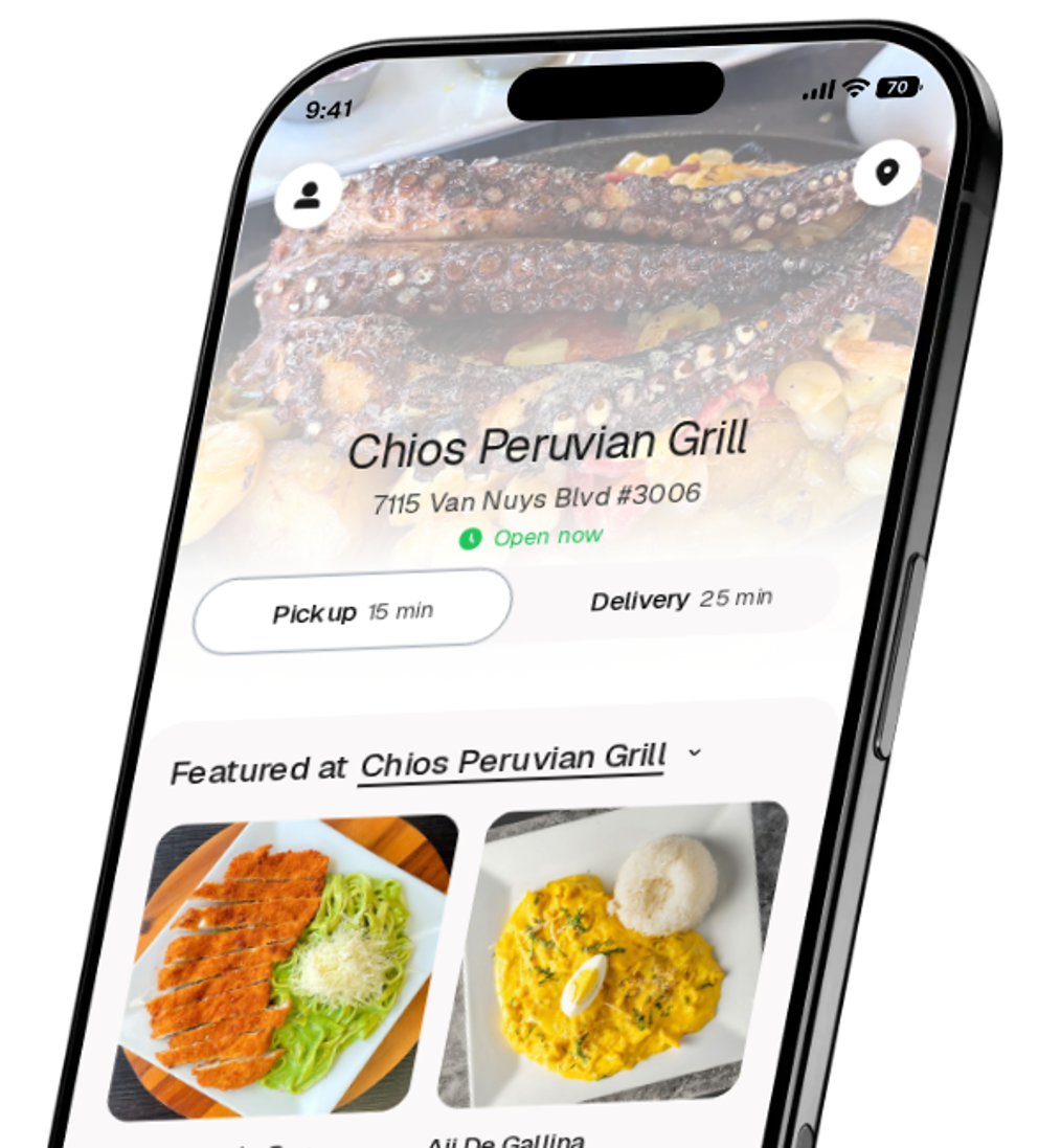 Chios Peruvian Grill app preview