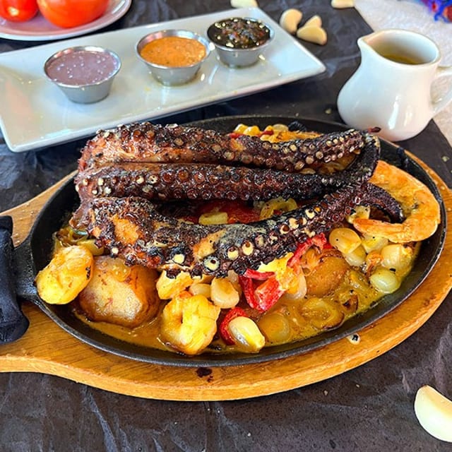 Pulpo a La Parrilla.